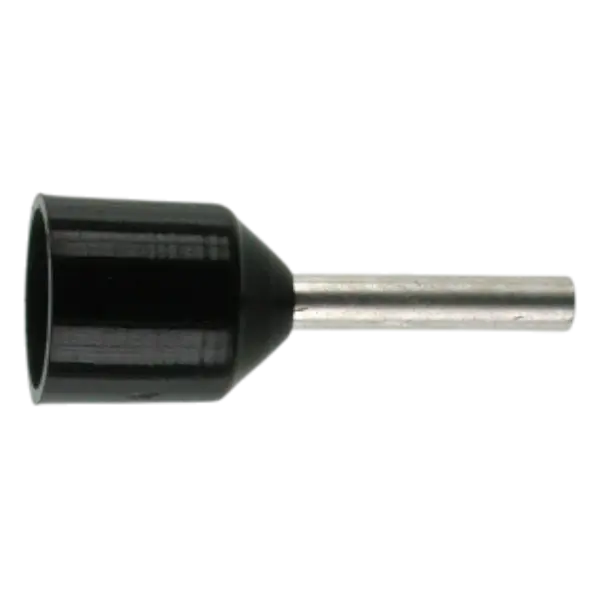 Aderendhülse 1,5mm² schwarz isoliert für kurzschlusssichere Leitungen