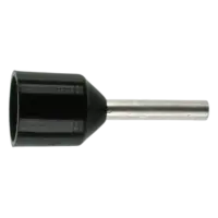 Aderendhülse 1,5mm² schwarz isoliert für...