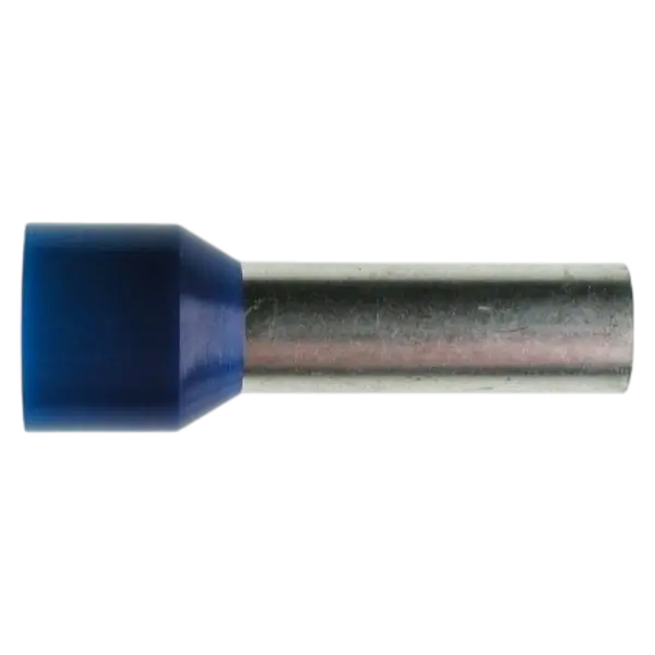 Aderendhülse 16 mm²  blau isoliert für kurzschlusssichere Leitungen