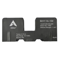 BH114-1M AE2, AE3 fuse holder 10x38 mm bolt mounting, 50...